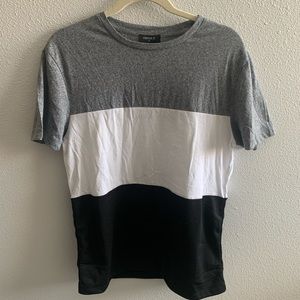 Color Block Fitted Tee